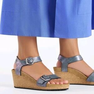 Birkenstock Papillio Soley metallic nubuck by Birkenstock. MSRP $145